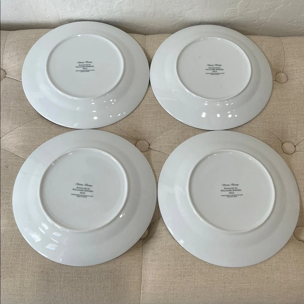 Williams Sonoma “Spring Bunny”🐇4 Plate Set